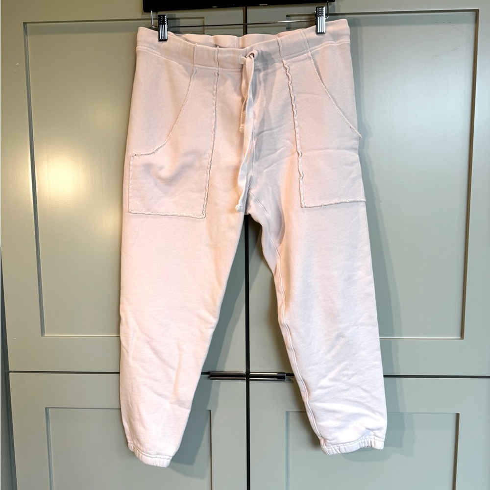Frank & Eileen Cream Drawstring Track Pants